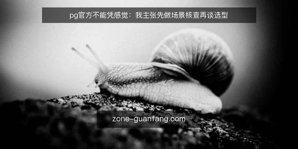 pg官方不能凭感觉:我主张先做场景核查再谈选型 — pg官方选型前,先问自己到底要解决什么问题? 配图